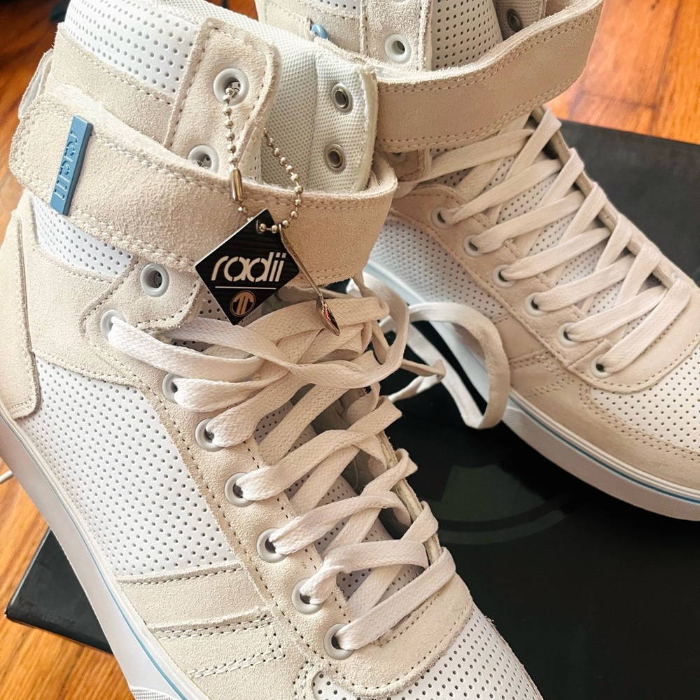 Radii Men's White High-Top Athletic Shoes